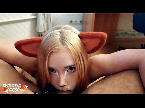 ❤️ Kitsune traga o pau e corre na súa boca ️ Porno en nós ☑